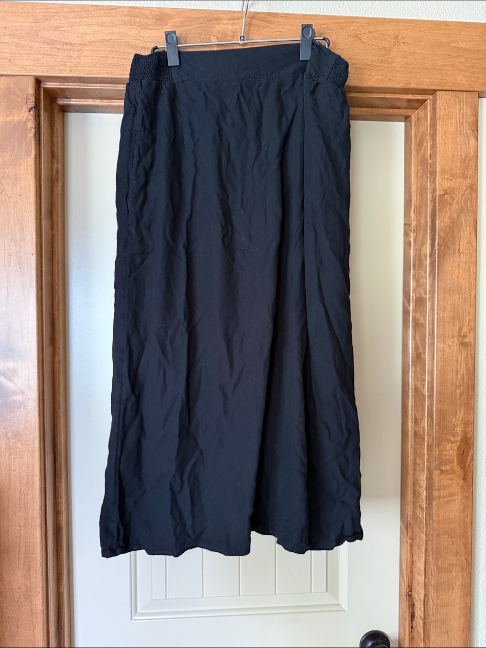 Old Navy Black Maxi Skirt with Elastic Waist